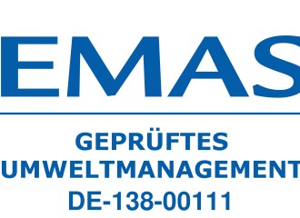 Wir sind EMAS zertifiziert!