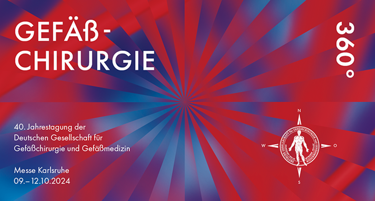 Logo 40. Jahrestagung der Deutschen Gesellschaft für Gefäßchirurgie und Ge-fäßmedizin 