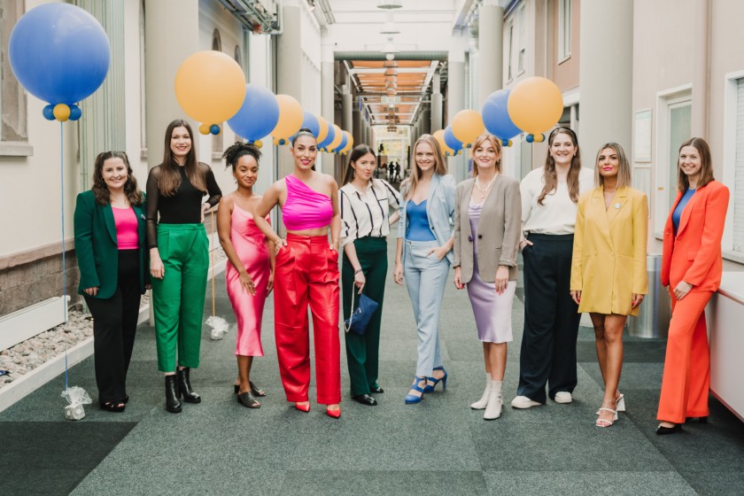 Das Team von Global Digital Women beim Event in der Gartenhalle Karlsruhe