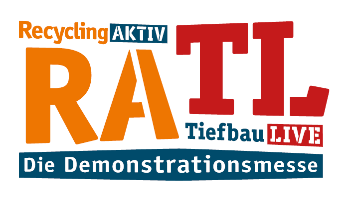 Logo der RATL, Fachmesse für Recycling und Tiefbau.