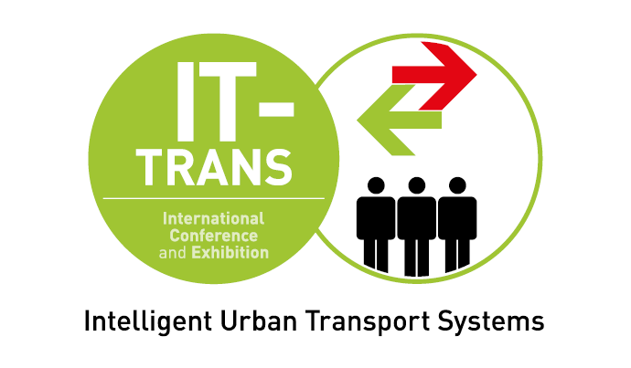 Logo der IT-TRANS, die Fachmesse für intelligente Lösungen im Personenverkehr