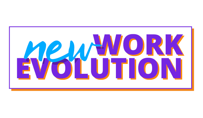 Logo der New Work Evolution, die Fachmesse für moderne Arbeitswelten.