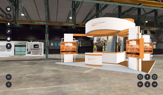 Example of a virtual exhibition stand