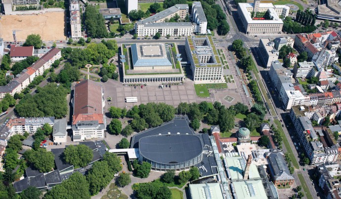 Luftaufnahme Festplatz