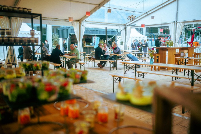Beispielbild der Outdoor-Location der Messe Karlsruhe für Firmenevents