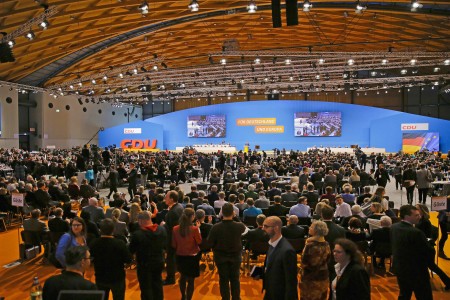 Karlsruhe Trade Fair Centre dm-arena CDU party conference