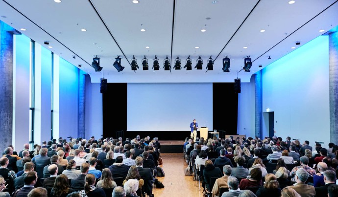 wide angle shot of Conference Hall West