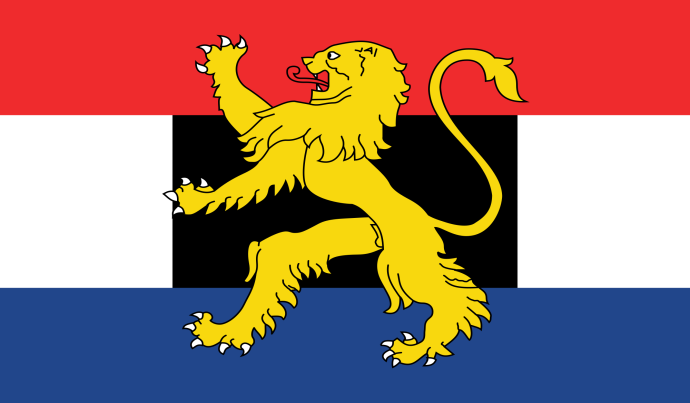Flagge von Benelux Grafik 