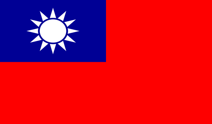 Landesflagge Taiwan Grafik 