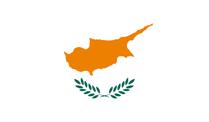 Landesflagge Zypern Grafik 