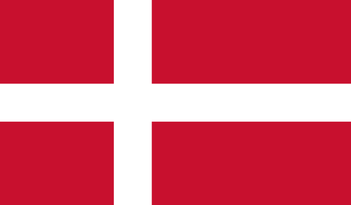 Flagge von Dänemark Grafik 