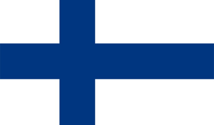 Flagge von Finnland Grafik 
