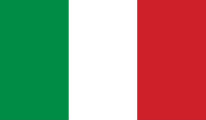 Italien Landesflagge Grafik 