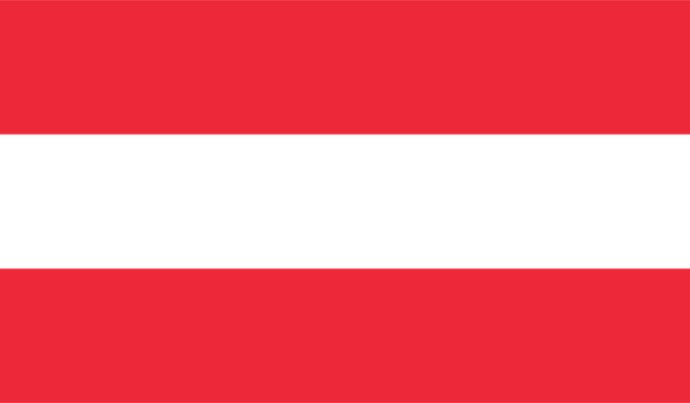 Österreich Landesflagge Grafik