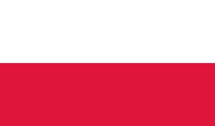 Polen Landesflagge Grafik 