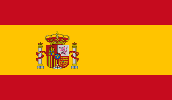 Landesflagge Spanien Grafik 