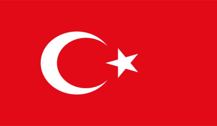 Türkei Landesflagge Grafik 