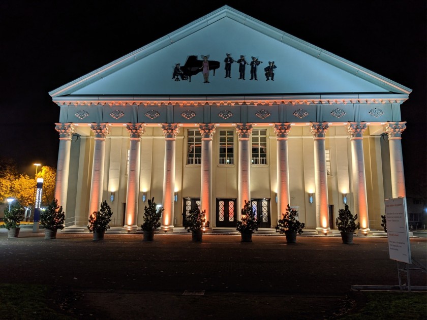 Am 25. November 2020 ab 17 Uhr leuchtet das Konzerthaus orange.