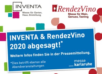 INVENTA und RendezVino 2020 abgesagt 