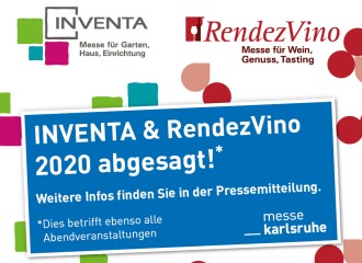 INVENTA and RendezVino 2020 cancelled 